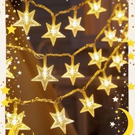 6M/3M/1.5M LED Five-Pointed Star String Lights, Mini Star Fairy Night Lights Lamp, Stars Lanterns, P