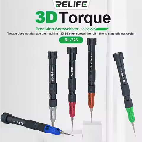 RELIFE RL-726 3D Torque Precision Screwdriver Strong Magnetic Nut for Mobile Phone Computer Repair D