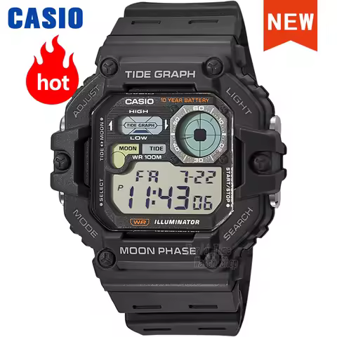 Casio Men's Watch Fashion Sports Outdoor Wristwatch Active Lifestyle Timepiece Casual Design WS-1700