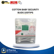 PAN-MATE Cotton Baby Security Buds 100 Tips 100% Cotton