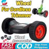 Adjustable Grass Cutter Auxiliary Wheel for Cordless Trimmer Can Rotate 180 Degrees Lawn Mower Wheel