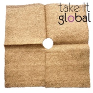 Palm Fibre Mat 1m x 1m x 1cm thickness