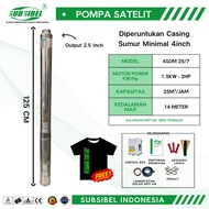 4 Inch 25/ 7 SUBMERSIBLE Water Pump - 2HP - Subsibel Brand