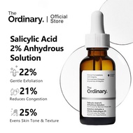 The Ordinary  Salicylic Acid 2% Anhydrous Solution 30ml|Anhydrous BHA Exfoliation/Pore Clarification