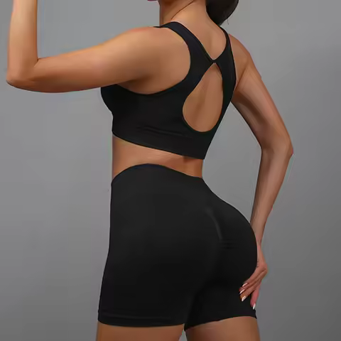 Yoga Suit Yoga Sports Underwear Women's Fitness Suit Vest Running Sports Yoga Shorts Set Yoga Set Wo