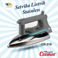 Cosmos Cis 318 Stainless Steel top and bottom iron