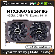 Jieshuo Grafik Nvidia Rtx 2060ซุปเปอร์8Gb Ddr6กราฟิกเล่นเกม256bit Rtx2060ซูเปอร์คอมพิวเตอร์เดสก์ท็อป