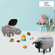 Cute Animal Stool / Animal Storage Stool