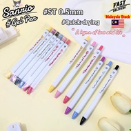 Local Sanrio Gel Pen 0.5mm Cute School Supplies Ball Pen Black Ink Barang Kuromi Barang Cute For School