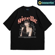 Shinzo - Tshirt Oversize Giselle - Kaos Aespa Spicy - Baju My World - Tshirt Kpop Streetwear