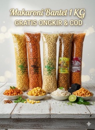 1bal makaroni kress bantat 1kg/makaroni kress solo/ makaroni bantet 5 rasa