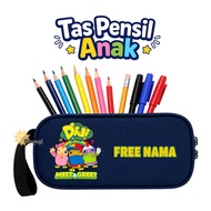 Didi and Friends Children's Pencil Case Meet and Great Kindergarten Children's Pencil Case Bag with 