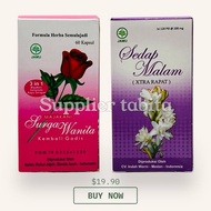 Jamu Herbal alami Manjakani Sedap Malam dan Surga Wanita Xtra rapat original
