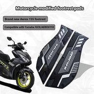 New Aerox 155 Full Footrest Mat Premium Rubber Motorcycle Carpet for Yamaha Aerox