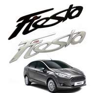 Fiesta Embossed Logo Car Rear Decoration Sticker