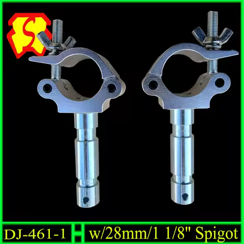 Eye Coupler LP Clamp w/28mm/1 1/8'' Spigot for Ø48-52mm
