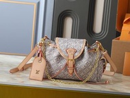 全新🌸Louis Vuitton LV Noé Purse 灰色 Empreinte壓紋 單肩包 斜挎包