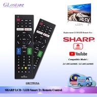 SHARP LCD LED TV REMOTE CONTROL GB275WJSA GB254 SHARP LCD LED TV REMOTE CONTROL SHARP LC-50UA6500X LC-60UA6500X