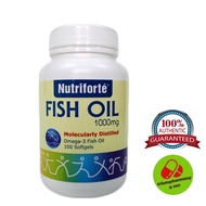 Nutriforte Fish Oil 1000mg 100's