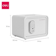 Deli ตู้เซฟ มีช่องหยอดเงิน ตู้นิรภัย เซฟอิเล็คทรอนิกส์ ขนาดเล็ก ล็อครหัส พร้อมกุญแจ Safe Box