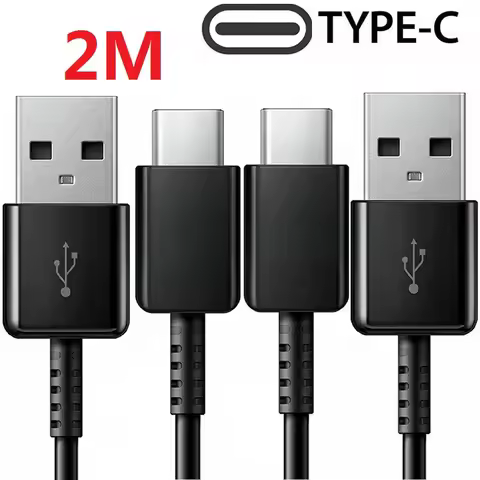 10Pcs 2M 6FT Fast Quick Charging USB-C Type c Data Charging Cable For Samsung Galaxy S8 S10 S20 S22 