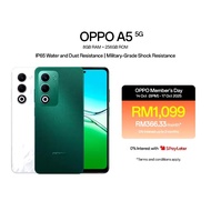 OPPO A5 5G Smartphone | 8+256 | IP65 Water and Dust Resistance | 6000mAh | 45W SUPERVOOC