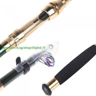 2.4M 7.87FT Portable Telescope Fishing Rod Travel Spinning Fishing Pole  H10180