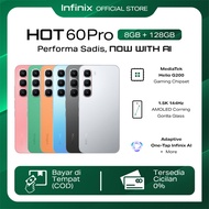 Infinix Hot 60 Pro 8/128GB - Up to 16GB Extended RAM - Helio G200 - 6.78 inch 144Hz AMOLED - 50MP - 