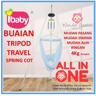 ◈I Baby Spring Cot With Max Load 18Kg (Rangka Buaian Bayi | Tripod Type Baby Cradle)✩