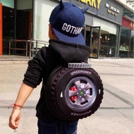 Unique Children's School Bag Tire School Bag Travel Backpack Baby School Bag Kindergarten School Bag
