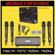 [Tegas] HARPMAN BRAND H3450-H 4CH HANDHELD W/LESS MICROPHONE 400 FREQUENCY(4*HANDHLED W/LESS MICROPH