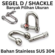 Seal D 6mm 8mm 10mm 12mm Material SUS304 Stainless SHACKLE CLAMP CHAIN CONNECTION SLING