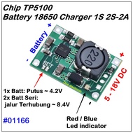 TP5100 2A Lithium Battery Charging 1s 2s 18650 Battery Charger Module
