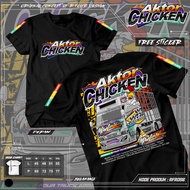 Kaos Truk Ayam Truck Canter Aktor Chicken RFR056 Free Sticker Lengan Pendek Katun Oblong Atasan RVZ