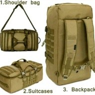 CODE K25B brimob 3in1 army 75L suitcase, super jumbo multifunction bag