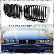 [I O J E] E36 Grill,Black Kidney Front Bumper Kidney Grille Grills For E36 3-Series 318I 323I 328I M