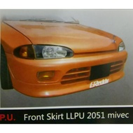 Wira Mivec PU Front Skirt (for Mivec Bumper small sportlight) PU2051 Without Paint