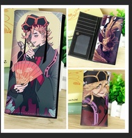 {Yuyu Bag} Anime Demon Slayer Douma กระเป๋าสตางค์หนัง PU แบบยาว Nezuko Card Holder Purse For Gift