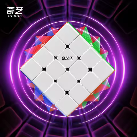 New QiYi M Pro V2 Magnetic 4x4x4 Magic Cube Professional Speed 4x4 Magnetic UV Magic Cube Puzzle Cub