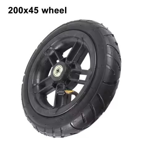 200x45 Inflated Wheel and hub and inner tire 200*45 For E-twow S2 Scooter M8 M10 Pneumatic Wheel 8" 