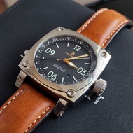 Sold Steinhart Aviation dual time gmt 德國 神赫 世界時區 機械錶 飛行 軍錶 瑞士製 機芯 soprod a10 eta 2893 swiss movement seiko 4l25 沛納海 枕型錶殼