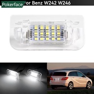 POKERFACE 1Pc Car LED License Plate Lights Replacement Canbus Error Free Car 12V Lamp For Mercedes B