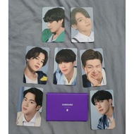 Bts Samsung official Photocards Jungkook Taehyung Suga RM Jhope Jin Jimin