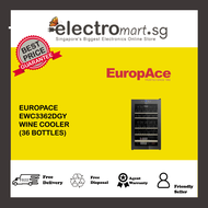 EUROPACE EWC3362DGY WINE COOLER  (36 BOTTLES)
