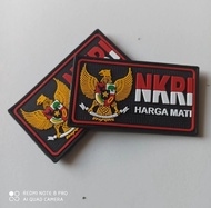 Emblem Rubber Pacth Logo GARUDA NKRI Untuk Tempelan Topi