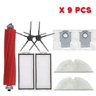 สำหรับ  roborock Q7 MAX Q7 Max +Q7 PLUS เปลี่ยน T8กรองด้านข้างหลักแปรงผ้าฝุ่นอุปกรณ์เสริมเครื่องดูดฝ