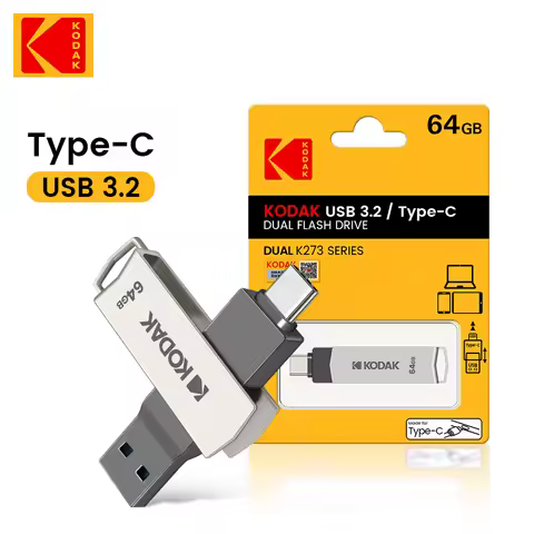 Kodak K273 USB 3.1 OTG Flash Drive 64 GB Pendrive USB3.1 Gen 1 Type C Pen Drive 64G USB - C Memory S