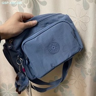 Kipling Mens And Womens Single-Shoulder Messenger Large-Capacity Multi-Compartment Mobile Phone Bag 