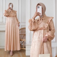 Baju Muslim Wanita /Gamis Silk Polos/ Gamis Armani Silk / Gamis Pastel