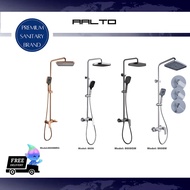 AALTO | Brushed Steel/Chrome/Matte Rose Gold/Gun Metal Single-Lever Rain-Shower Mixer